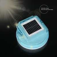 Projecteur LED solaire rechargeable portable pour le travail en extérieur, le camping et les situations d'urgence