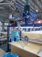 Hochwertige kontinuierliche Schaum maschinen linie für Matratze und Sofa mit Motor-und SPS-Kern komponenten