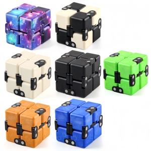 Cubo Magico Pieghevole Infinitamente con Stampa UV, Giocattolo Antistress 2x2, Novità per Ingrosso - Product Image 3