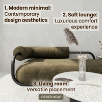 Canapé sectionnel moderne et simple à une place, personnalisable, en tissu, avec rembourrage en éponge, pour salon, hôtel, appartements
