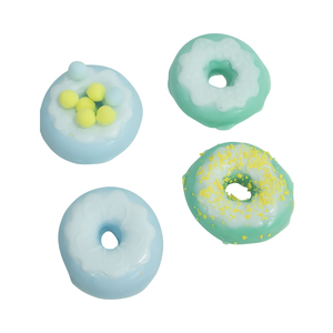 Juguetes Blandos en Forma de Donut de Alta Calidad, de Rebote Lento, Juguetes de Comida para Apretar, Ecológicos, de TPR, para Bromas, Antiestrés y Descompresión - Product Image 1