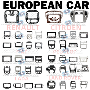 Cadre Android élégant pour autoradio Volkswagen Porsche, compatible avec les systèmes audio et lecteurs DVD de voiture - Product Image 3