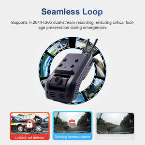 4g hd wifi dash מצלמה המכונית dvr 1080p מצלמה קדמית ואחורי 2 ערוץ חזון הלילה-לחתוך חי הזרמת וידאו מקליט - Product Image 4