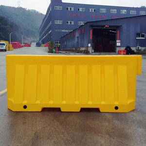 HONGQIAO, barrera de seguridad vial llena de agua de plástico de 2000mm, barrera de choque, barricada de bloque de carretera - Product Image 3