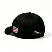 Casquette de baseball structurée USA brodée avec lettres sportives et patch drapeau américain, ajustable, pour hommes et femmes, idéale pour l'extérieur