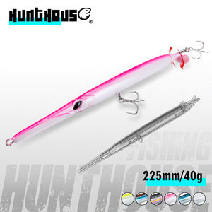 Leurre de pêche flottant de haute qualité pour <span class=keywords><strong>la</strong></span> pêche <span class=keywords><strong>en</strong></span> eau douce et <span class=keywords><strong>en</strong></span> mer, type crayon avec hélice, 225 mm, 40 g, avec queue hélice - Product Image 1