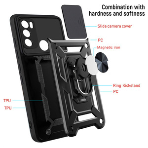 Funda para Motorola <span class=keywords><strong>Moto</strong></span> <span class=keywords><strong>G72</strong></span>, soporte de anillo a prueba de golpes, TPU, PC, Combo de cubiertas para <span class=keywords><strong>moto</strong></span> g10, g20, g31, g52, g60 - Product Image 6