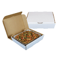 Cartons imprimés jetables recycler les emballages de conteneurs de qualité alimentaire boîtes ondulées à emporter et de restauration