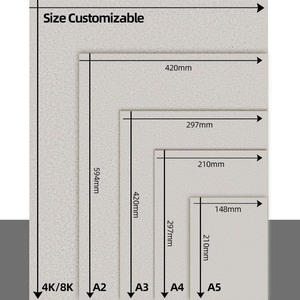Cartone Grigio di Alta Qualità 2,5mm per Rilegatura Libri Copertina Rigida Fogli di Cartoncino Grigio Spesso Laminato Cartone Resistente - Product Image 3