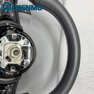 Volant sport en cuir en forme de D pour <span class=keywords><strong>BMW</strong></span> X3 X4 M3 F22 F30 F32 F35 M6 F90 F10 X5 F15 X6 F16, Plug and Play, en stock - Product Image 3