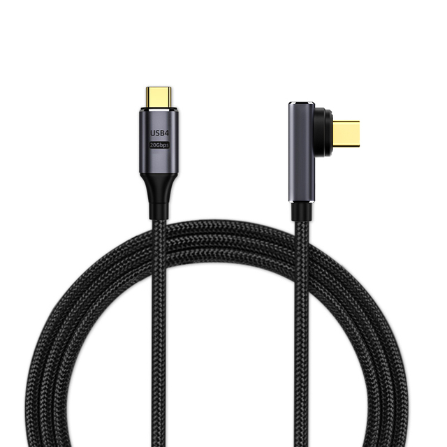 Super Flash Speed 20Gbps USB4.0 Laptop TV Charging Wire PD 100W Magnetic Type c Male Charger Nylon Data Cable for 8K HD Video