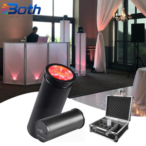 ไฟ Chroma Cannons 8 ชิ้น พร้อมกระเป๋า 15W RGBWA UV uplight LED แบตเตอรี่ไร้สาย รีโมท RF ขนาดเล็ก สำหรับงานแต่งงาน งานปาร์ตี้ และงานอีเว้นท์ - Product Image 1