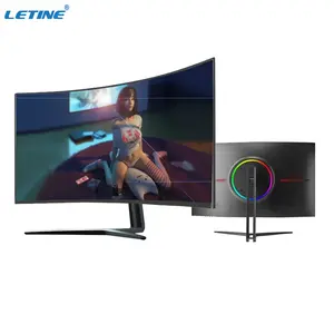 Factory OEM 24 27 32 34 Inch Curved Gaming Monitor 100hz 144hz 165hz 240hz PC Display 2K 4K Computer LED Monitor