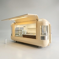 Pavillon alimentaire extérieur fixe, kiosque de vente au détail personnalisé, stand de restauration rapide de rue, usine
