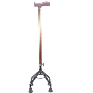 Canne télescopique Xiangyi à quatre pieds réglable en alliage d'aluminium avec poignée antidérapante pour personnes âgées - Product Image 3