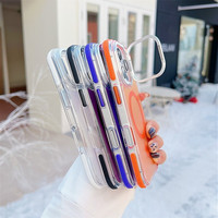 Nouvelle coque de téléphone magnétique IMD laser avec support d'appareil photo en métal Meracly pour iPhone 17 Pro Max 16 Plus 15 14 13 12 11