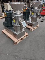 Commerciële Colloïdmolen Machine Beenderenmolen Roestvrij Staal Automatisch Hoge Efficiëntie voor Pindakaas Tahini Beenderpasta Maker