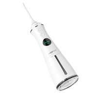 Elektrischer Wasserflosser, einstellbarer Druck, kabellos, batteriebetrieben, USB wiederaufladbar, Zahnfleischpflege, IPX7, für den Haushalt