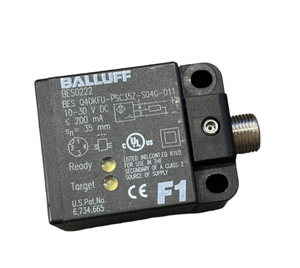 Capteur de proximité inductif Balluff BES0222 Factor 1 BES Q40KFU-PSC35Z-S04G-011 35mm Sn IP67 Anti-magnétique Neuf - Product Image 1