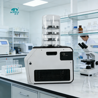 SCIENTZ-18ND/A-Normal Máquina Liofilizadora Automática Comercial y de Laboratorio Doméstico con Cúpula Calefactada de Acero Inoxidable de Alta Calidad