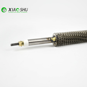 XIAOSHU 12*525mm Varilla de calentamiento tubular 115V 833W 900W Calentador tubular con aletas para aire acondicionado - Product Image 2