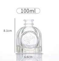 Bouteille en verre diffuseur vintage 1oz 3oz diffuseur en verre bouteille diffuseur vide