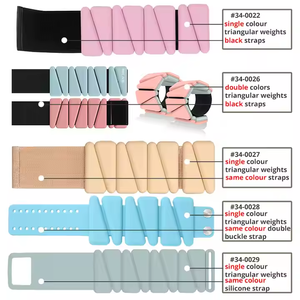 Tạ cổ tay có thể điều chỉnh 2LB 4LB, logo tùy chỉnh, vòng đeo tay tập luyện thể dục bằng silicon, đeo được ở cổ tay và mắt cá chân dành cho nữ - Product Image 6