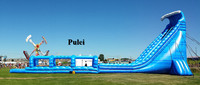 Parc aquatique gonflable géant en PVC pour fêtes d'entreprise, toboggan aquatique, château gonflable, idéal pour usage résidentiel et scolaire
