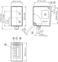 Capteurs de distance laser SICK 1065661 DT50-2B215252 vendus à chaud