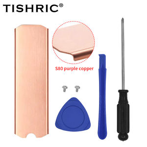 TISHRIC Radiator Pendingin Universal Tembaga Murni <span class=keywords><strong>M</strong></span>.2 untuk 2280 NVME NGFF <span class=keywords><strong>M</strong></span>.2 2280 SSD Radiator Universal Hard Drive - Product Image 3