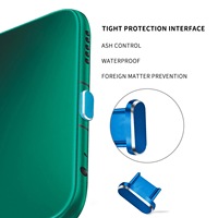 Bouchon anti-poussière de protection en métal pour Android, bouchons anti-poussière pour iPhone 16 15 14 13 12 11