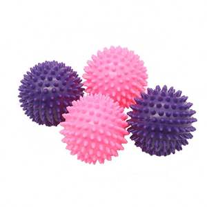 Sanventilador, barato, colorido, ecológico, pvc, espinho, bola de massagem, ouriço, tpe, fábrica - Product Image 6