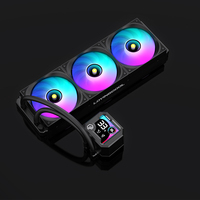 Refroidisseur liquide de jeu haute performance LOVINGCOOL AK03 avec affichage de température intégré pour boîtier ATX, disponible immédiatement, prise en charge des échantillons personnalisés