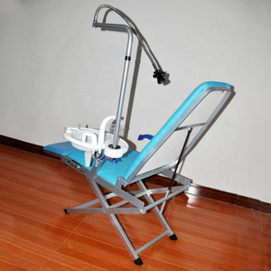 <span class=keywords><strong>Fauteuil</strong></span> dentaire pliable moderne nouveau style ensemble de sièges en métal de haute qualité avec lumière d'accoudoir - Product Image 4