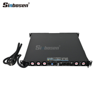 Amplificateur de puissance numérique D2-6000 6000W X2 canaux pour haut-parleur de subwoofer professionnel