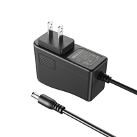 Adaptateur secteur mural AC-DC 12W 12V 1A, prise EU/US/UK/KR, certifié CE pour KC UKCA, matériau PC