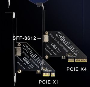 PCIeからSFF8611および8612へのアダプターカードPCIExpress PCI-E X4/X1SSD変換カードPCIEX4/X1SSDからU.2 OCUlink SFF-8612へのアダプター - Product Image 5