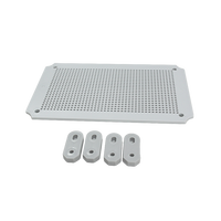 Boîtier de distribution électrique étanche IP68 en ABS et polycarbonate pour extérieur avec serrure, armoire moulée étanche