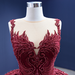 RSM67319 Nouvelle arrivée Robe de soirée à col rond pour femmes, robe de bal - Product Image 4