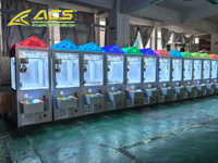 ACS Factory Direct Mini Machine à griffes à monnayeur double paiement pour capsules et jouets, Distributeur de jeux d'arcade en métal