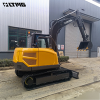 LTMG Excavatrice sur chenilles 6 tonnes (6t), 5 tonnes (5t), 7 tonnes (7t), 8 tonnes (8t), 9 tonnes (9t), 6000 kg (6t), 6500 kg (7t) avec godet pour la construction CE