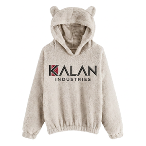Sudadera con Capucha Deportiva para Mujer KFHW07, Elegante, Suave y Cálida, 100% Algodón Felpa, Cómoda, Ecológica, Moda de Invierno - Product Image 6