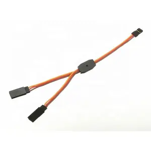 JR Y Style-Cable Servo de 1 macho a 2 hembra para juguetes Y Helicópteros teledirigidos