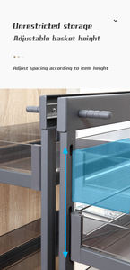 Giỏ kéo góc đa năng hiện đại cho tủ bếp, chất lượng đảm bảo, tiết kiệm không gian lưu trữ hiệu quả - Product Image 3