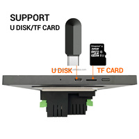 10 pouces BT Smart Home Système audio Amplificateur mural Panneau Contrôleur de musique WIFI Systèmes de cinéma maison muraux