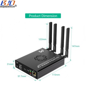 RM530N-GL RM520N-GL M.2 5g mô-đun để PoE RJ45 cổng mạng LAN <span class=keywords><strong>Adapter</strong></span> <span class=keywords><strong>Dual</strong></span> <span class=keywords><strong>Sim</strong></span> khe cắm thẻ 4 anten bảo vệ trường hợp & Fan - Product Image 5