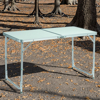 Pieds de table pliants ménagers super légers à hauteur réglable pour dîner en plein air BBQ Camping Table & Chair Set
