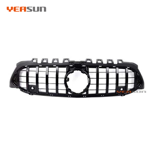 Rejilla de parachoques delantero ABS de color negro W177 de alta calidad para <span class=keywords><strong>Mercedes</strong></span> a class Grill A180 A200 A45 2019 + - Product Image 2