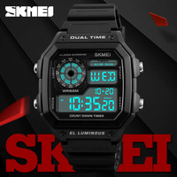 Pemasok SKMEI 1299 luar ruangan 50M jam tangan Digital Relojes Rombre tahan air lebih dari 180 produk baru dirilis setiap tahun