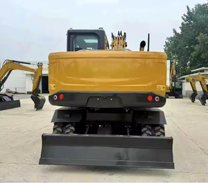 Escavatore Gommato Medio ad <span class=keywords><strong>Alta</strong></span> Capacità 10 Ton XE105WG con Benna da 0,45 m³, Motore di Rotazione, Pompa Idraulica e Benna Frantumatrice/Mulcher - Product Image 5